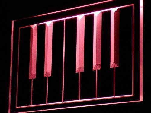 Piano Keyboard Keys LED Light Sign - Way Up Gifts