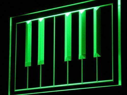 Piano Keyboard Keys LED Light Sign - Way Up Gifts