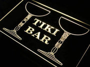 Pillars Tiki Bar LED Light Sign - LED Gift Works