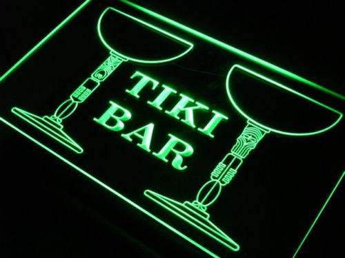 Pillars Tiki Bar LED Light Sign - Way Up Gifts