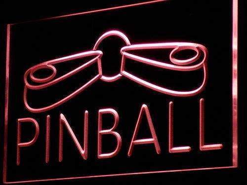 Pinball Game Room LED Light Sign - LED Gift Works