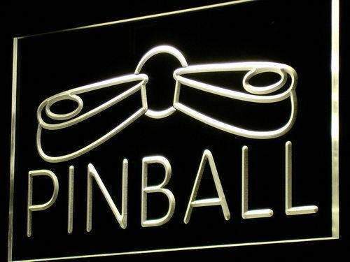 Pinball Game Room LED Light Sign - LED Gift Works