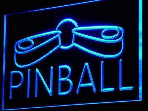Pinball Game Room LED Light Sign - LED Gift Works