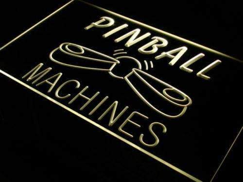 Pinball Machines LED Light Sign - LED Gift Works