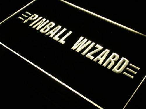 Pinball Wizard LED Light Sign - LED Gift Works
