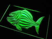 Piranha Fish LED Light Sign - LED Gift Works