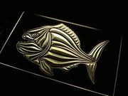 Piranha Fish LED Light Sign - LED Gift Works