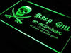 Pirate Keep Out LED Light Sign - Way Up Gifts
