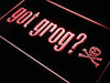 Pirates Skull Got Grog LED Light Sign - Way Up Gifts