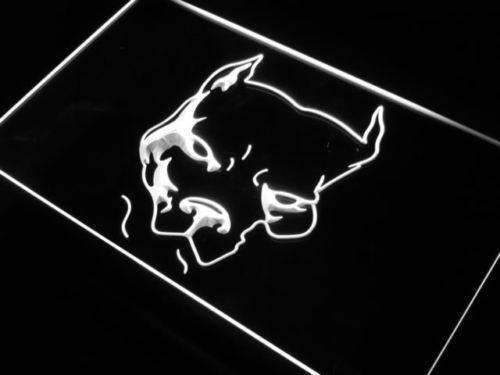 Pit Bull Terrier Head LED Light Sign - Way Up Gifts