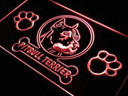 Pitbull Terrier LED Light Sign - LED Gift Works