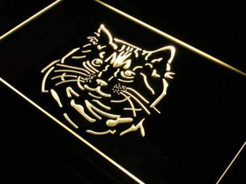 Pixie Bob Cat LED Light Sign - Way Up Gifts