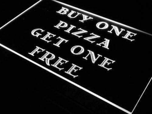 Pizza Buy One Get One Free LED Light Sign - LED Gift Works