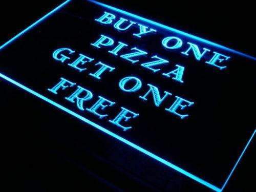 Pizza Buy One Get One Free LED Light Sign - Way Up Gifts