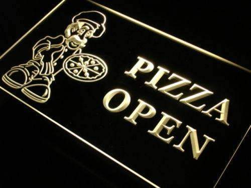 Pizza Open LED Light Sign - LED Gift Works