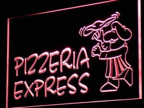 Pizza Pizzeria Express LED Light Sign - LED Gift Works
