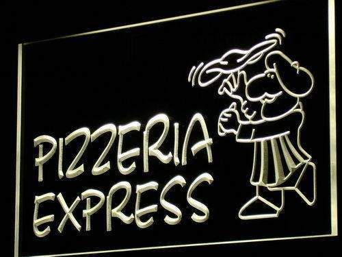 Pizza Pizzeria Express LED Light Sign - LED Gift Works