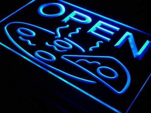 Pizza Pizzeria Open LED Light Sign - LED Gift Works