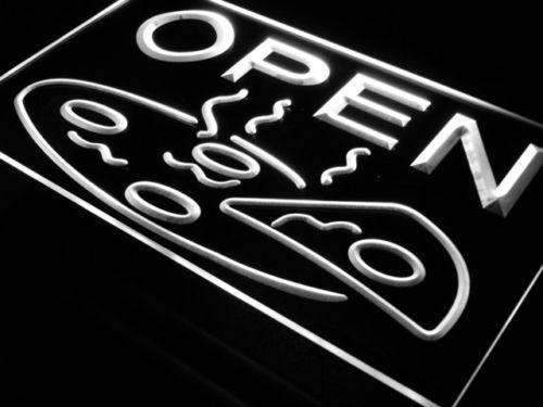 Pizza Pizzeria Open LED Light Sign - LED Gift Works