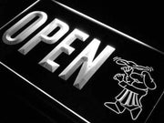 Pizzeria Chef Open LED Light Sign - LED Gift Works