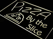 Pizzeria Pizza by the Slice LED Light Sign - LED Gift Works