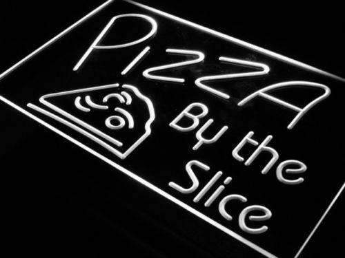 Pizzeria Pizza by the Slice LED Light Sign - Way Up Gifts