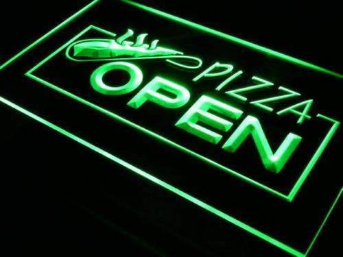 Pizzeria Pizza Open LED Light Sign - LED Gift Works