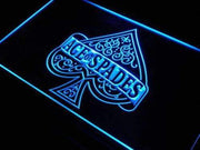 Poker Ace of Spades LED Light Sign - LED Gift Works
