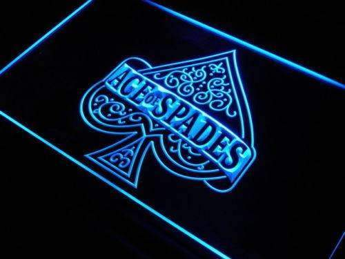 Poker Ace of Spades LED Light Sign - LED Gift Works