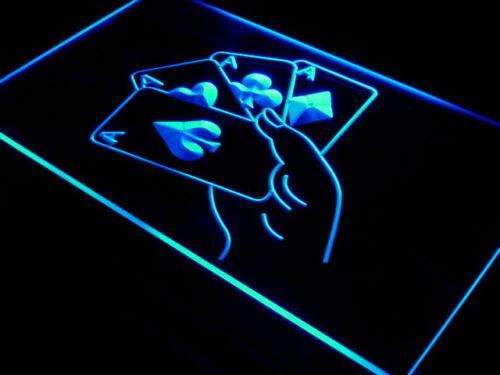 Poker Aces LED Light Sign - Way Up Gifts