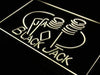 Poker Black Jack LED Light Sign - Way Up Gifts