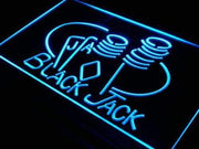 Poker Black Jack LED Light Sign - LED Gift Works