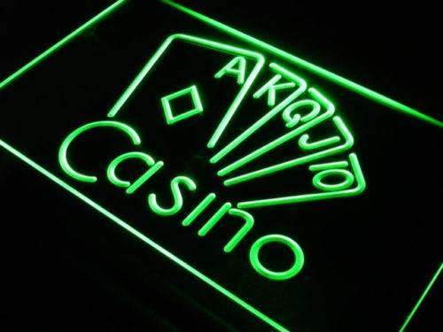 Poker Casino LED Light Sign - Way Up Gifts