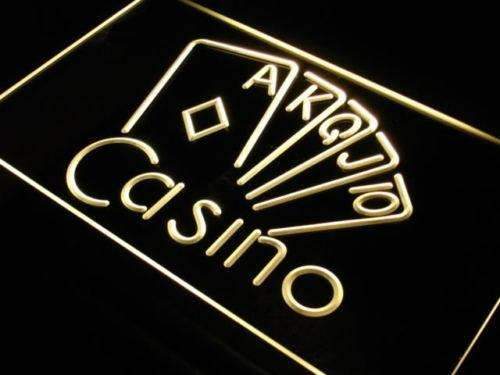 Poker Casino LED Light Sign - LED Gift Works