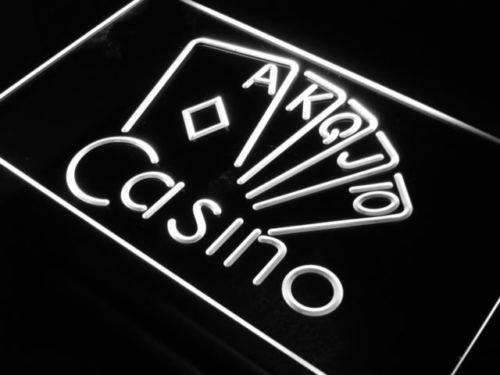 Poker Casino LED Light Sign - LED Gift Works