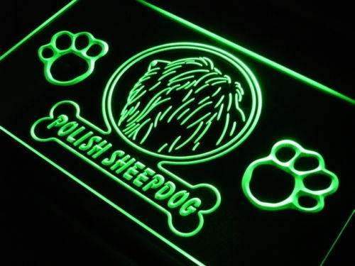 Polish Sheepdog LED Light Sign - LED Gift Works