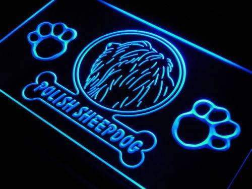 Polish Sheepdog LED Light Sign - Way Up Gifts