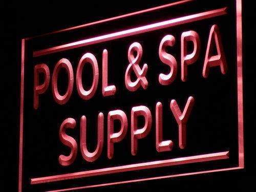 Pool and Spa Store LED Light Sign - LED Gift Works