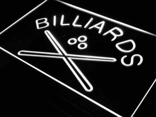 Pool Cues Billiards LED Light Sign - Way Up Gifts
