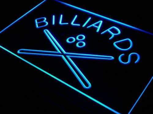 Pool Cues Billiards LED Light Sign - Way Up Gifts