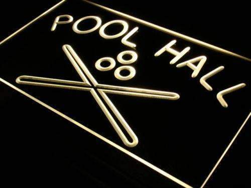 Pool Hall LED Light Sign - Way Up Gifts