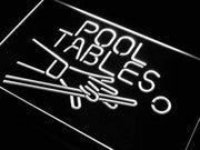 Pool Tables Bar LED Light Sign - LED Gift Works