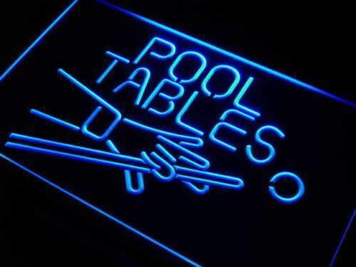 Pool Tables Bar LED Light Sign - LED Gift Works