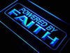 Powered by Faith LED Light Sign - Way Up Gifts