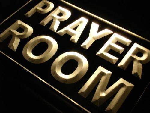 Prayer Room LED Light Sign - Way Up Gifts