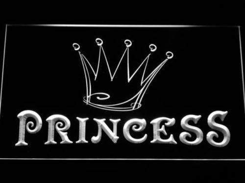 Princess Crown LED Light Sign - Way Up Gifts
