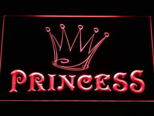 Princess Crown LED Light Sign - Way Up Gifts