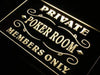 Private Poker Room Members Only LED Light Sign - Way Up Gifts