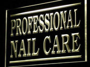 Professional Nail Care LED Light Sign - LED Gift Works