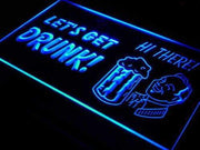 Pub Let's Get Drunk LED Light Sign - LED Gift Works